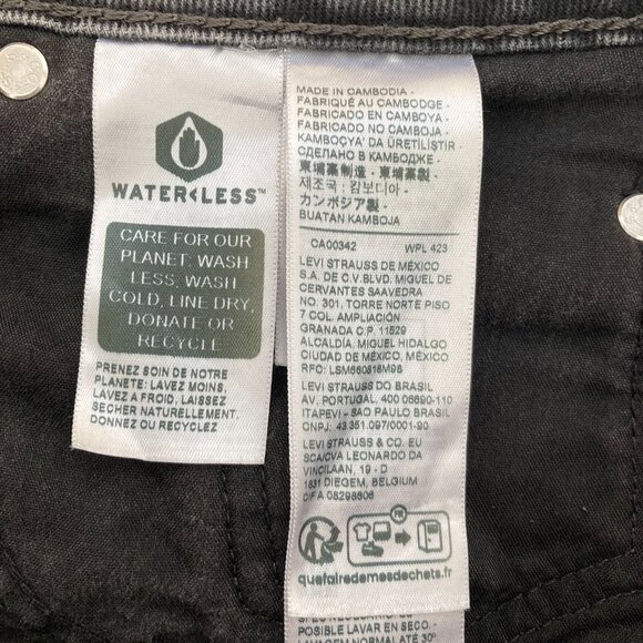 Levi’s Premium Low Loose Jeans In Black, Size 10 - Picture 10 of 12